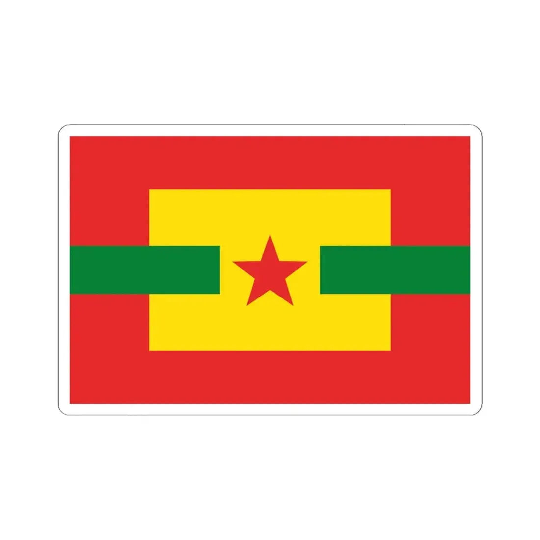 Proposed PRC national flags 049 (China) STICKER Vinyl Kiss-Cut Decal 6 Inch White - The Sticker Space