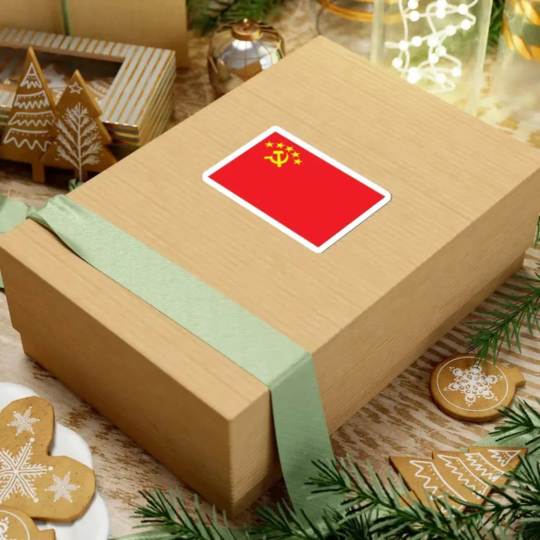 Proposed PRC national flags 053 (China) STICKER Vinyl Kiss-Cut Decal - The Sticker Space