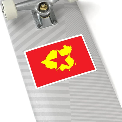 Proposed PRC national flags 054 (China) STICKER Vinyl Kiss-Cut Decal - The Sticker Space