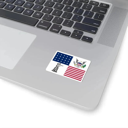 Proposed US Presidential Flag 1817 recreation (United States) STICKER Vinyl Kiss-Cut Decal - The Sticker Space