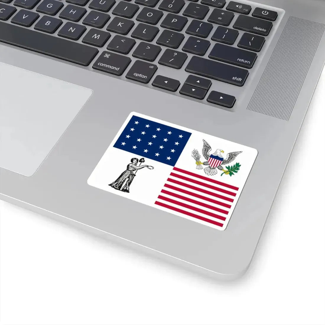 Proposed US Presidential Flag 1817 recreation (United States) STICKER Vinyl Kiss-Cut Decal - The Sticker Space