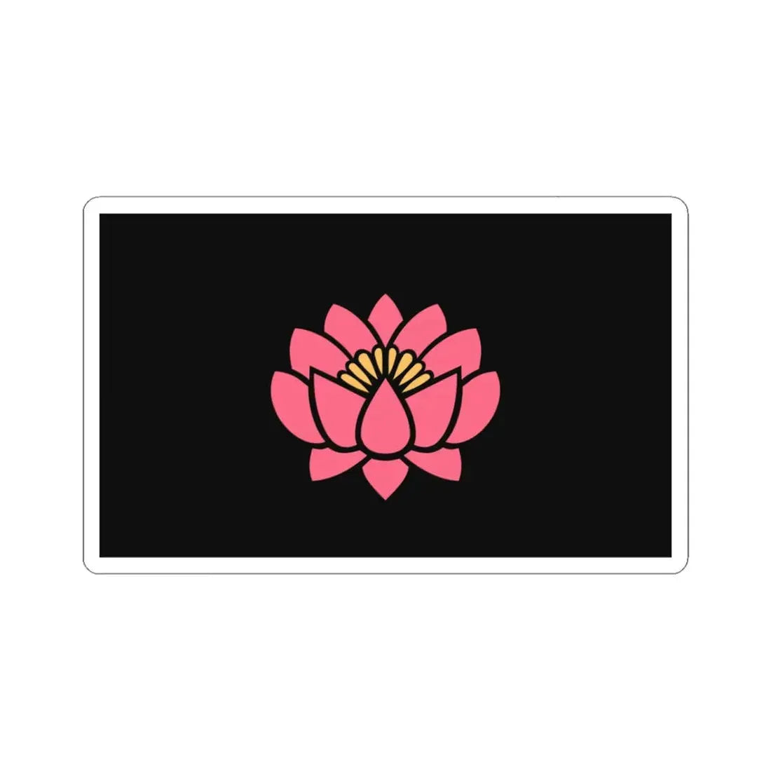 Proposed Yi flag (China) STICKER Vinyl Kiss-Cut Decal 3 Inch White - The Sticker Space