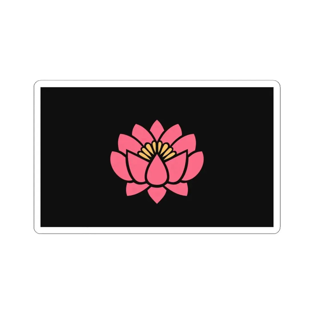 Proposed Yi flag (China) STICKER Vinyl Kiss-Cut Decal 4 Inch White - The Sticker Space
