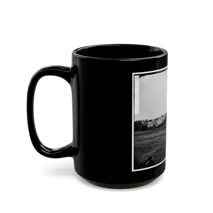 Prospect Hill, Va. General View Of 13th New York Cavalry Camp (U.S. Civil War) Black Coffee Mug-The Sticker Space