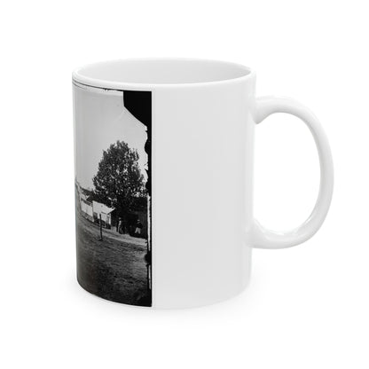 Prospect Hill, Va. General View Of 13th New York Cavalry Camp (U.S. Civil War) White Coffee Mug-The Sticker Space