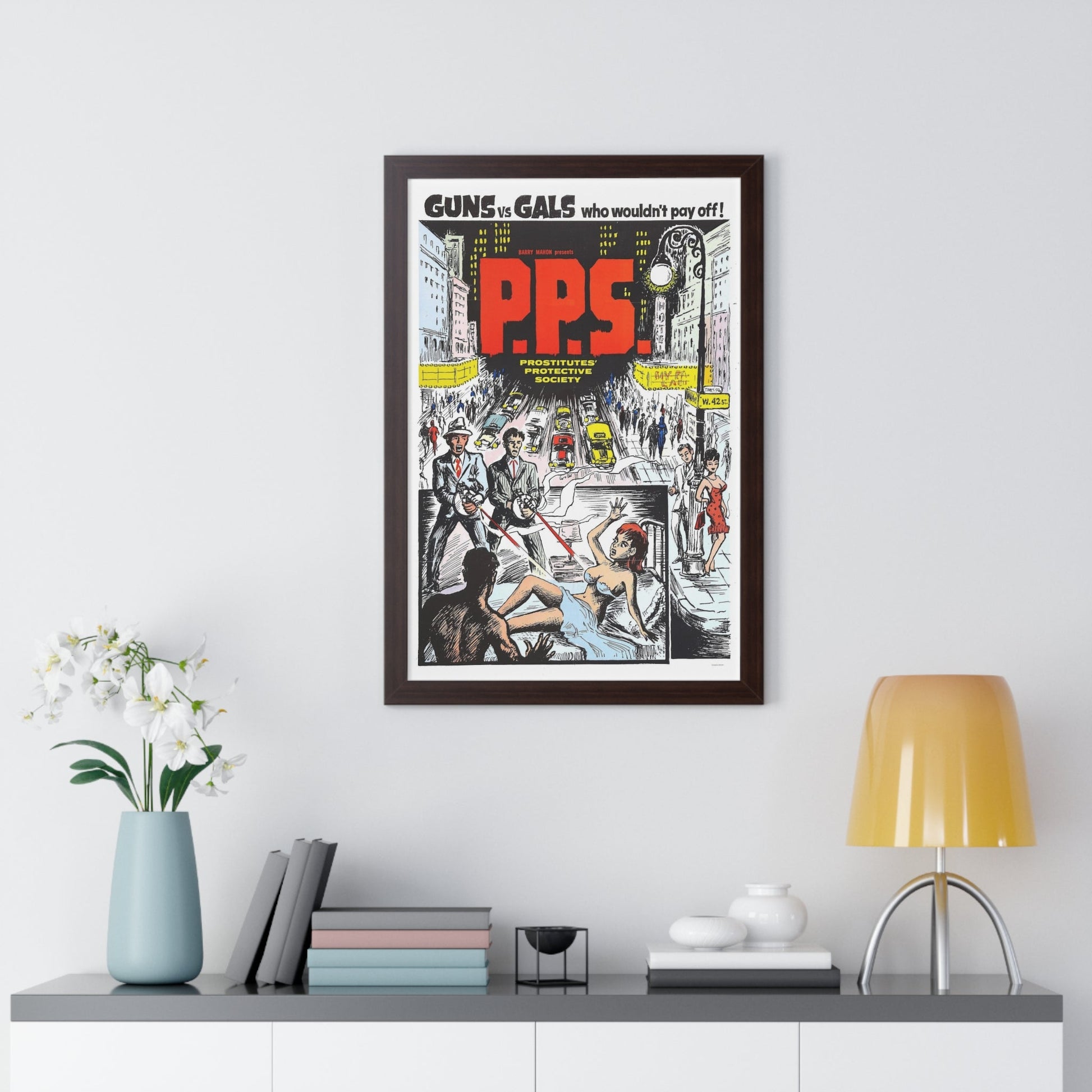 PROSTITUTES PROTECTIVE SOCIETY 1966 - Framed Movie Poster-The Sticker Space