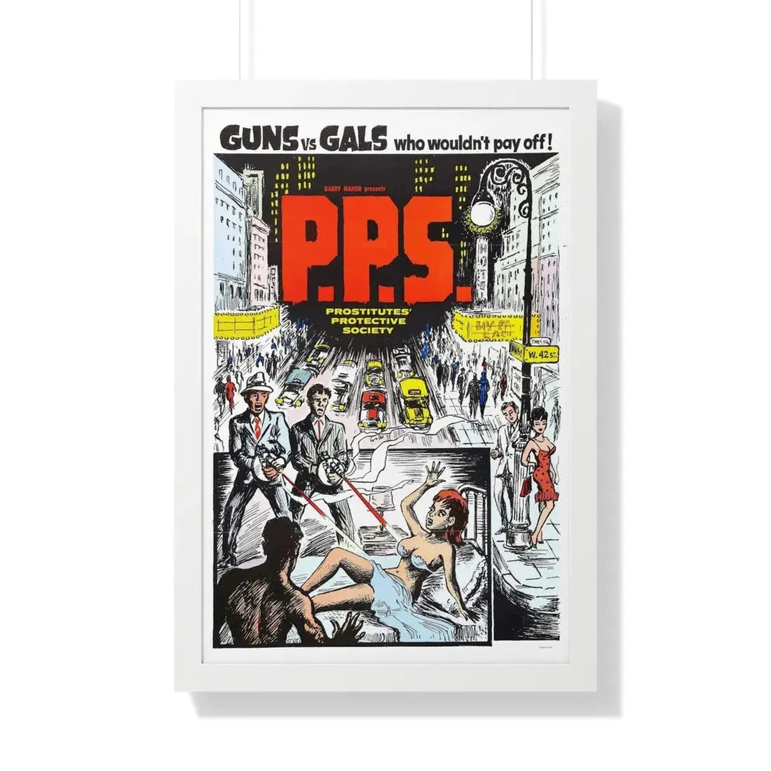 PROSTITUTES PROTECTIVE SOCIETY 1966 - Framed Movie Poster - The Sticker Space