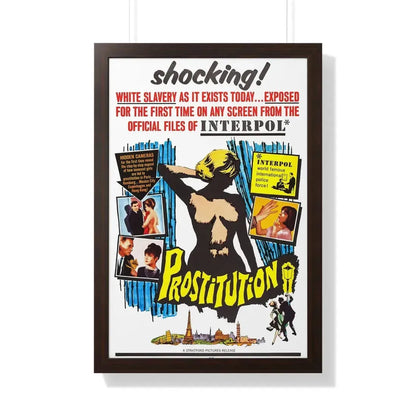 PROSTITUTION 1963 - Framed Movie Poster - The Sticker Space