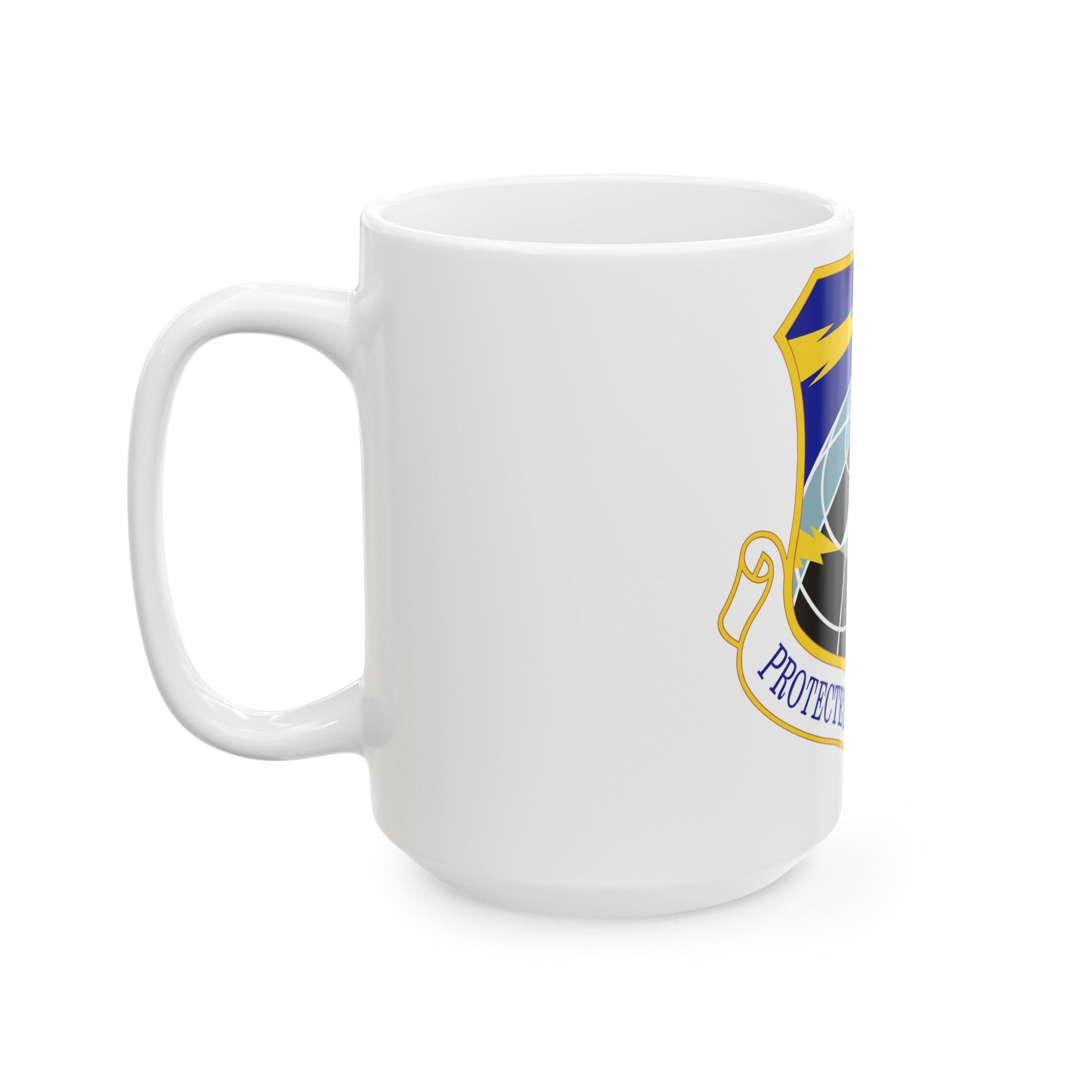 Protected SATCOM Group (U.S. Air Force) White Coffee Mug-The Sticker Space