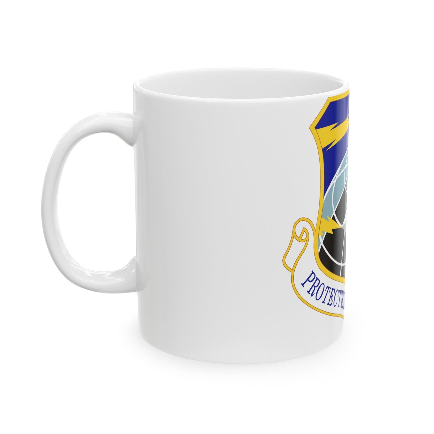 Protected SATCOM Group (U.S. Air Force) White Coffee Mug-The Sticker Space