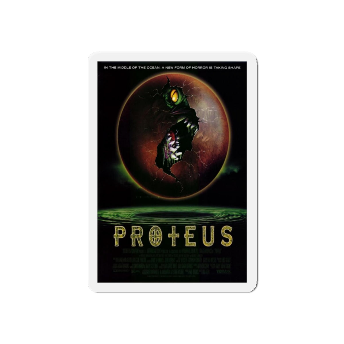 PROTEUS 1995 Movie Poster - Refrigerator Magnet-6" × 6"-The Sticker Space