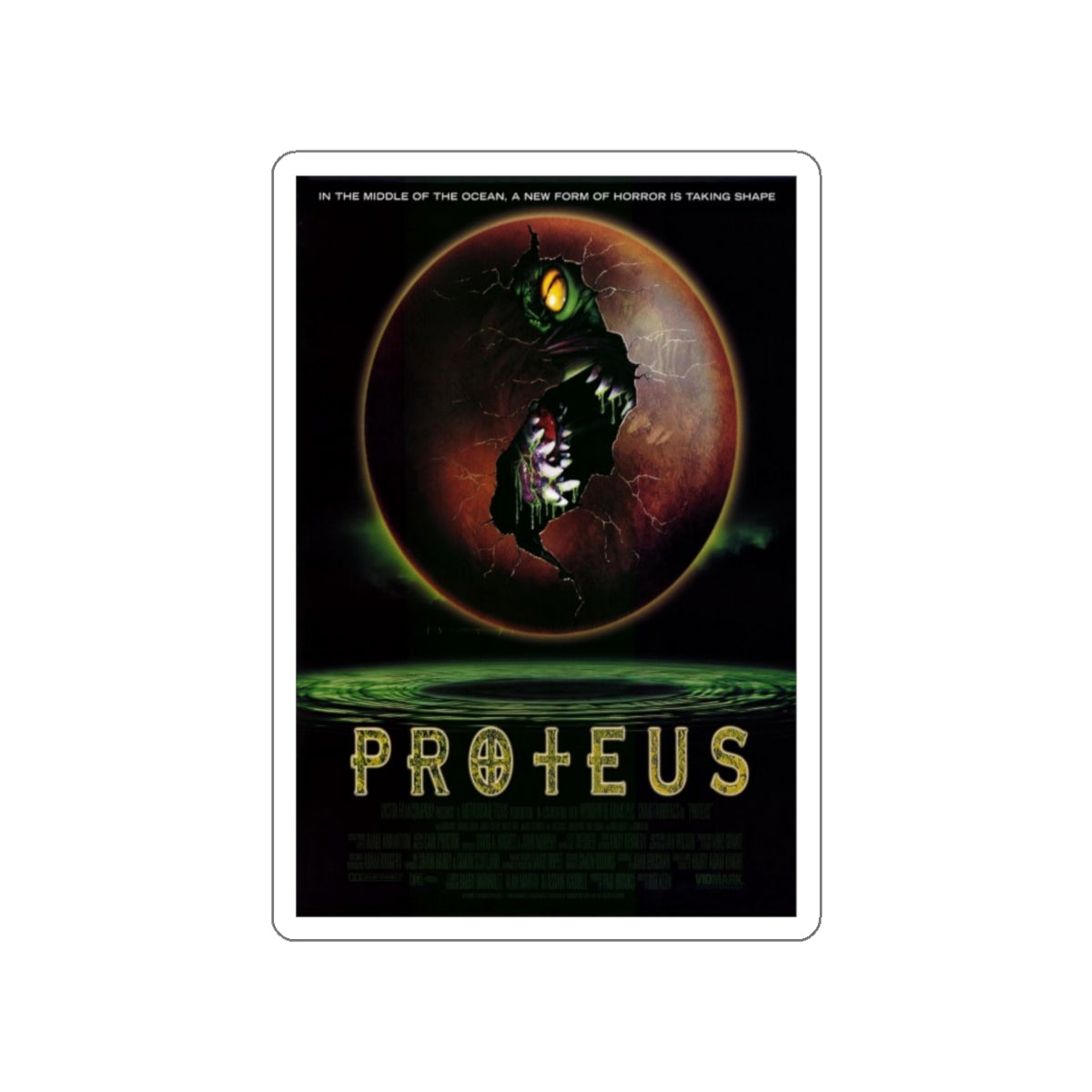 PROTEUS 1995 Movie Poster STICKER Vinyl Die-Cut Decal-White-The Sticker Space