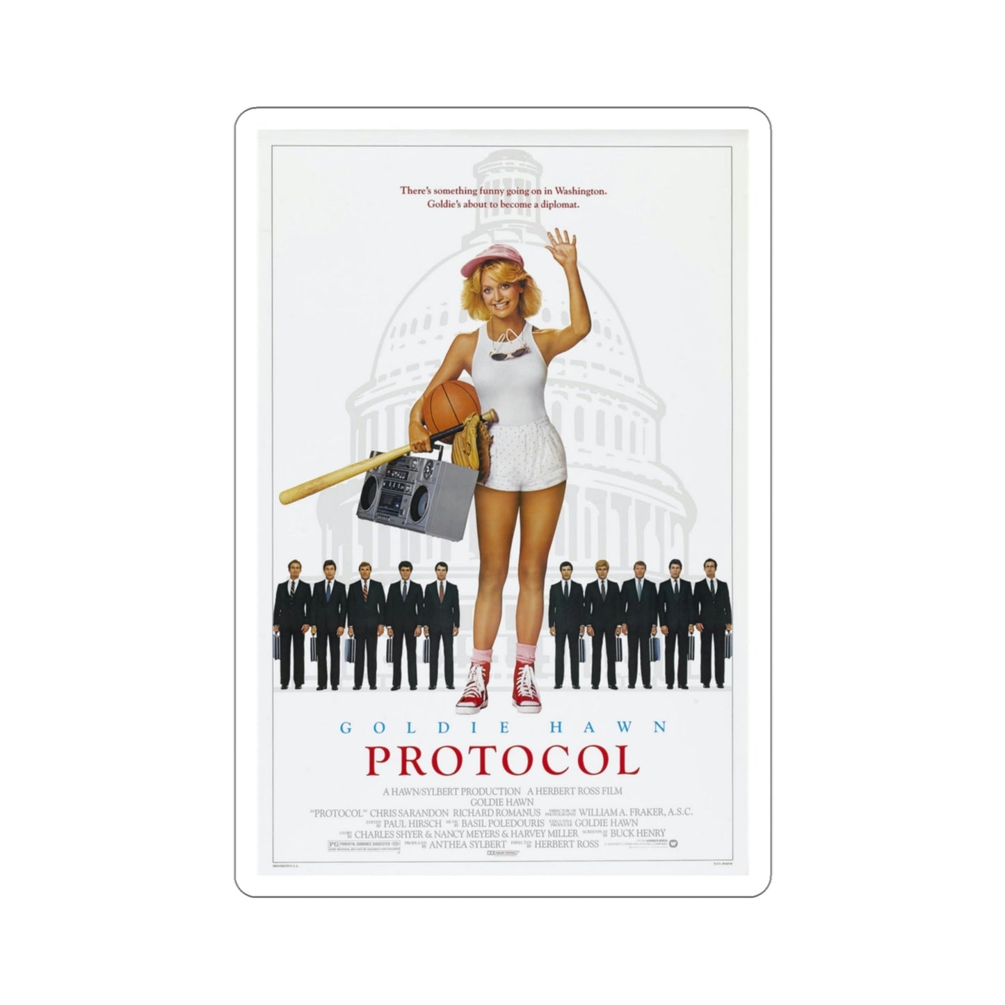 Protocol 1984 Movie Poster STICKER Vinyl Die-Cut Decal-3 Inch-The Sticker Space