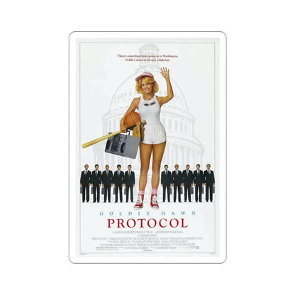 Protocol 1984 Movie Poster STICKER Vinyl Die-Cut Decal 4 Inch - The Sticker Space