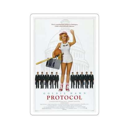 Protocol 1984 Movie Poster STICKER Vinyl Die-Cut Decal 5 Inch - The Sticker Space
