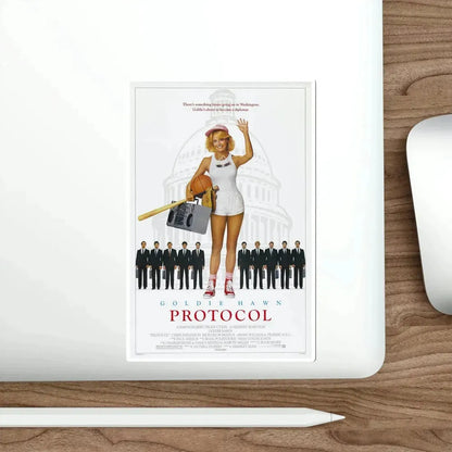 Protocol 1984 Movie Poster STICKER Vinyl Die-Cut Decal - The Sticker Space