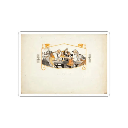 Proud Beauty, Home Companion magazine illustration (Magazine Illustration) STICKER Vinyl Die-Cut Decal - The Sticker Space