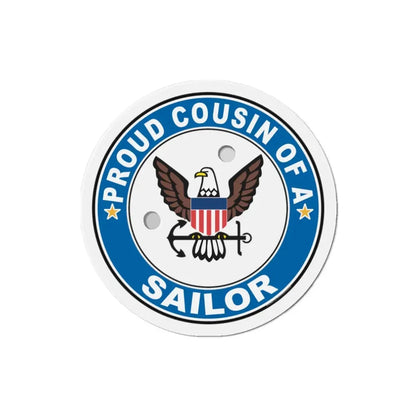 Proud Cousin of a Sailor (U.S. Navy) Refrigerator Magnet - The Sticker Space