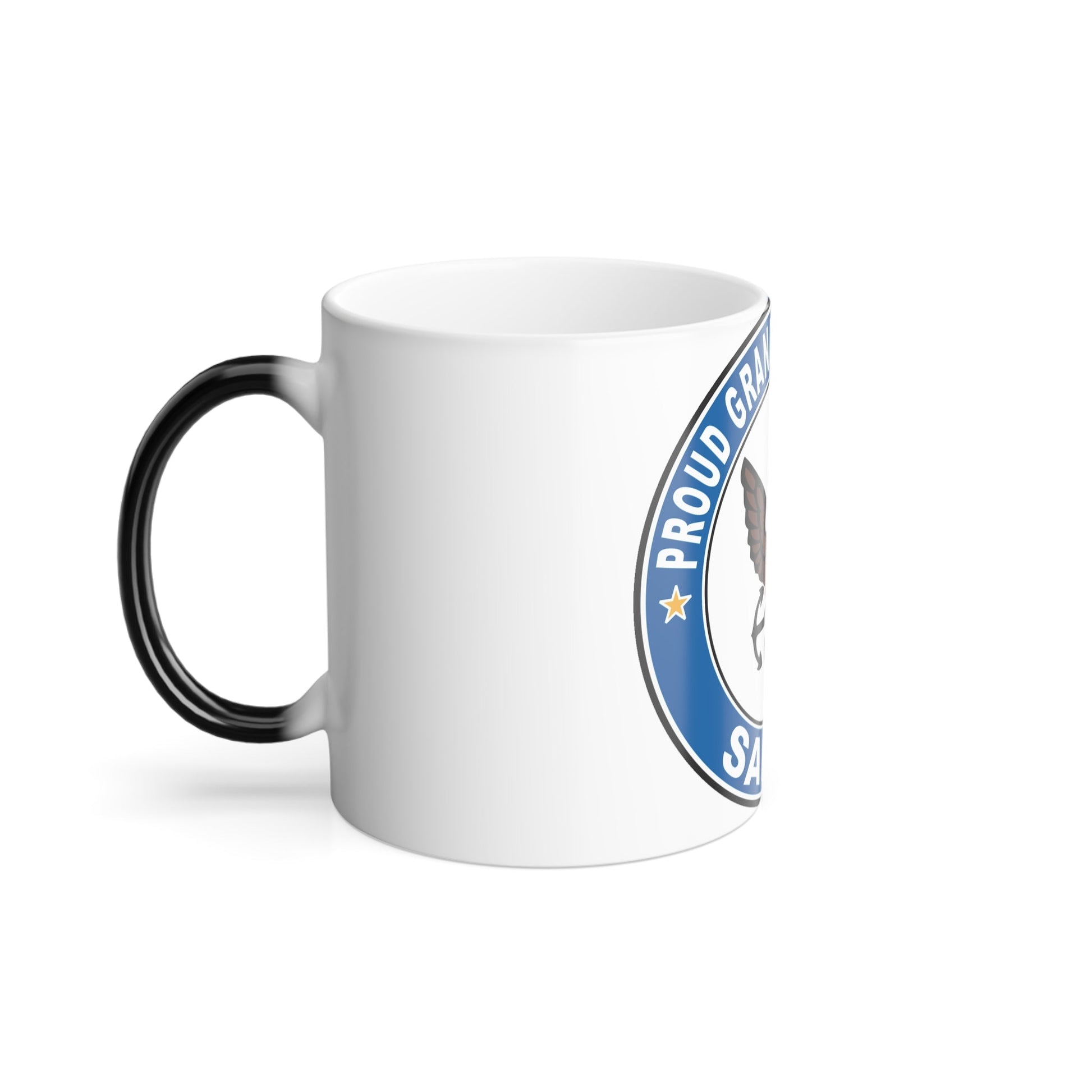 Proud Granddaughter of a Sailor (U.S. Navy) Color Changing Mug 11oz-11oz-The Sticker Space