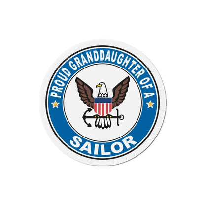 Proud Granddaughter of a Sailor (U.S. Navy) Refrigerator Magnet - The Sticker Space