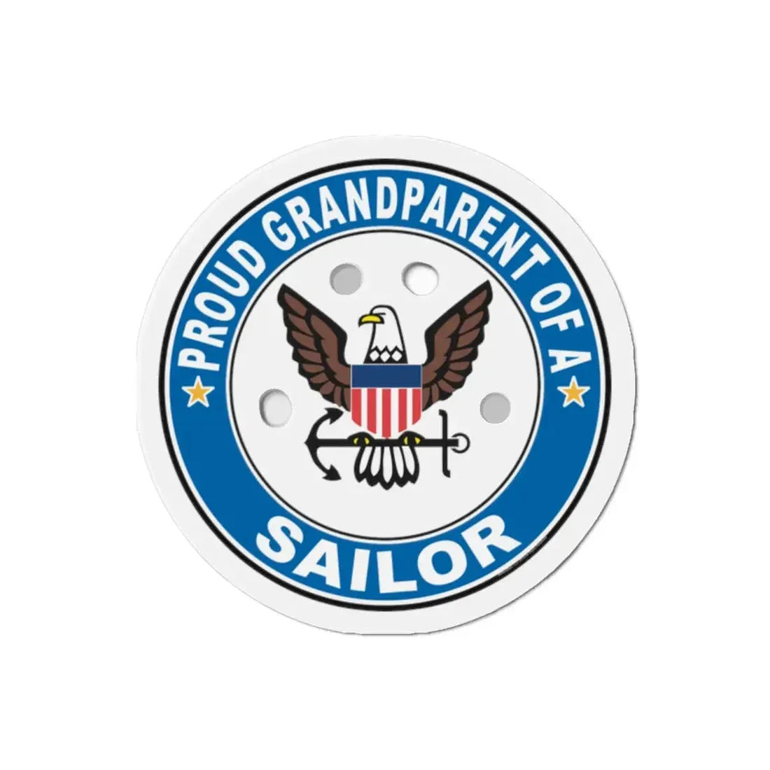Proud Grandparent of a Sailor (U.S. Navy) Refrigerator Magnet - The Sticker Space
