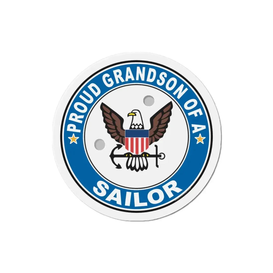 Proud Grandson of a Sailor (U.S. Navy) Refrigerator Magnet - The Sticker Space