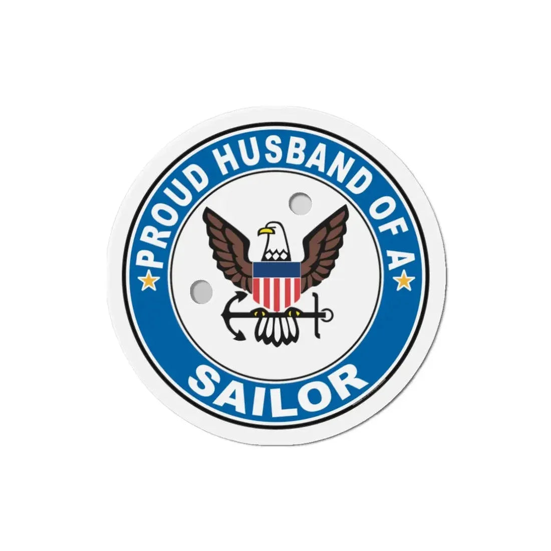 Proud Husband of a Sailor (U.S. Navy) Refrigerator Magnet - The Sticker Space