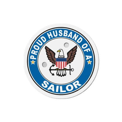 Proud Husband of a Sailor (U.S. Navy) Refrigerator Magnet - The Sticker Space