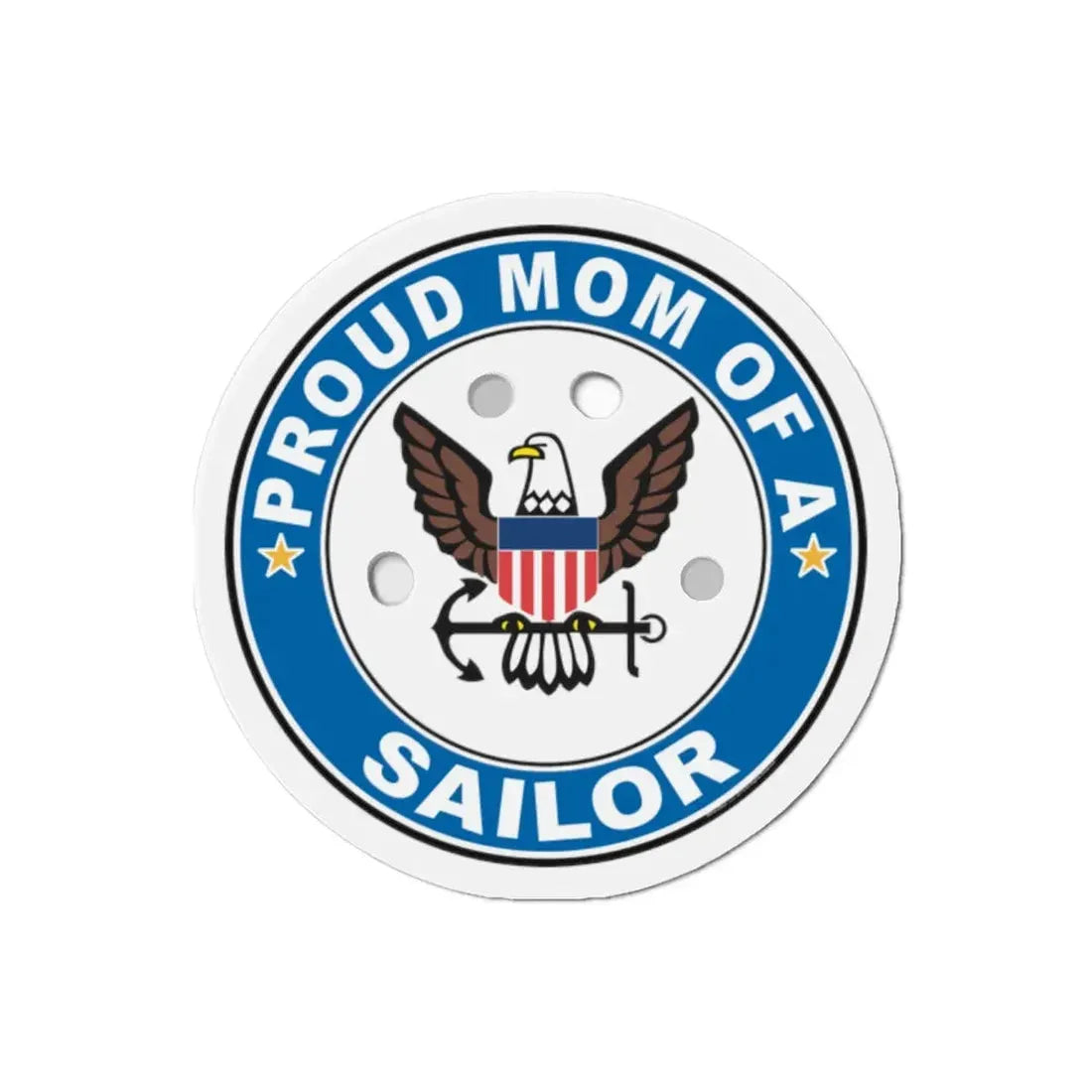 Proud Mom of a Sailor (U.S. Navy) Refrigerator Magnet - The Sticker Space
