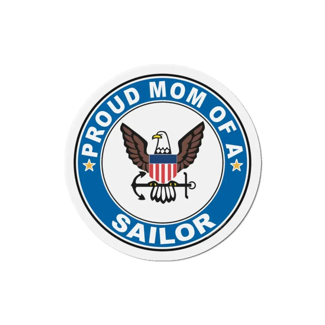 Proud Mom of a Sailor (U.S. Navy) Refrigerator Magnet - The Sticker Space