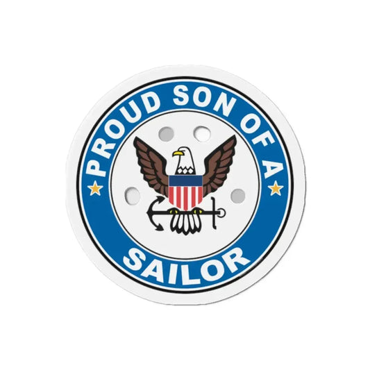 Proud Son of a Sailor (U.S. Navy) Refrigerator Magnet 2 Inch - The Sticker Space