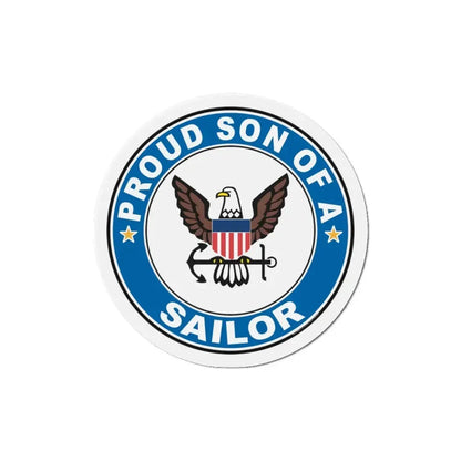Proud Son of a Sailor (U.S. Navy) Refrigerator Magnet 5 Inch - The Sticker Space