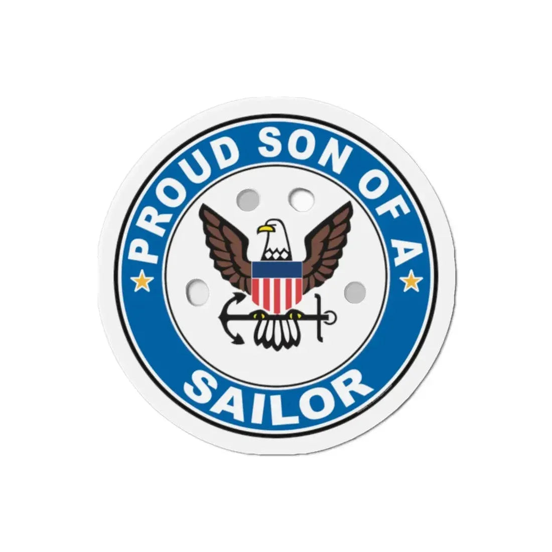 Proud Son of a Sailor (U.S. Navy) Refrigerator Magnet - The Sticker Space