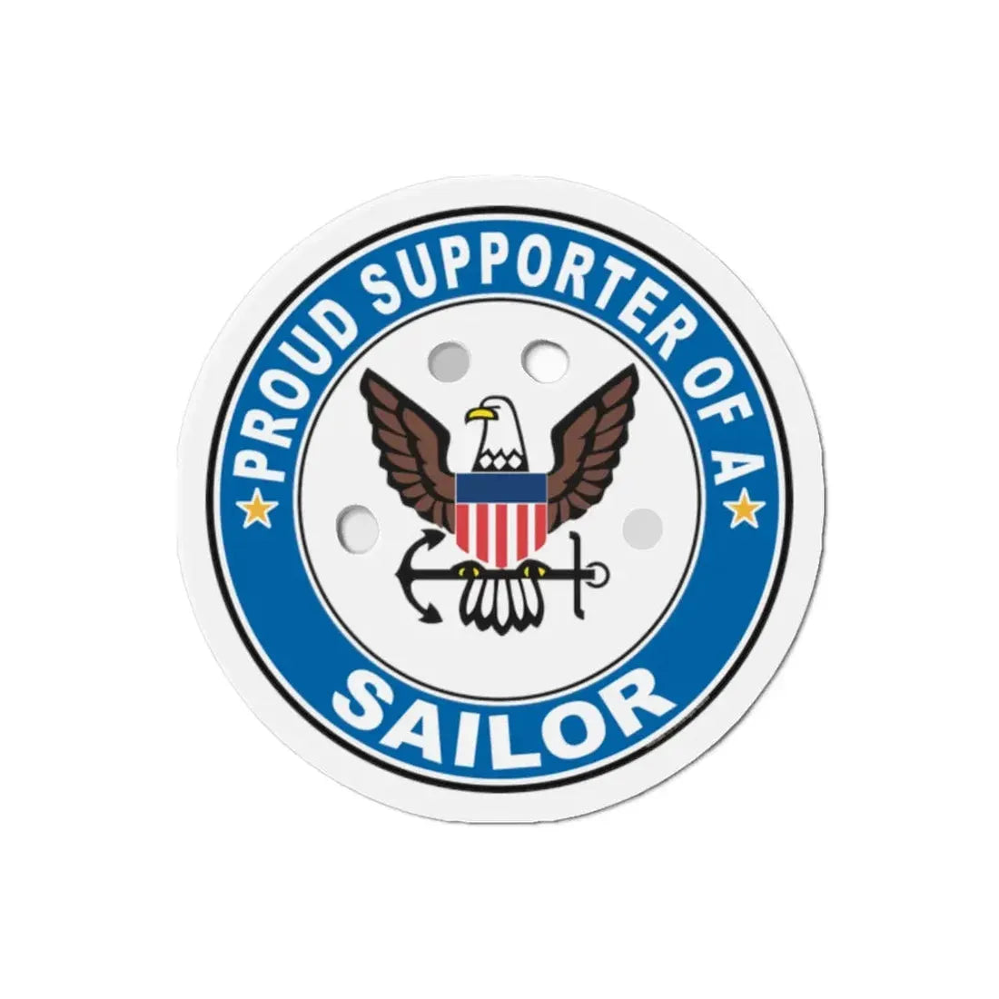 Proud Supporter of a Sailor (U.S. Navy) Refrigerator Magnet - The Sticker Space