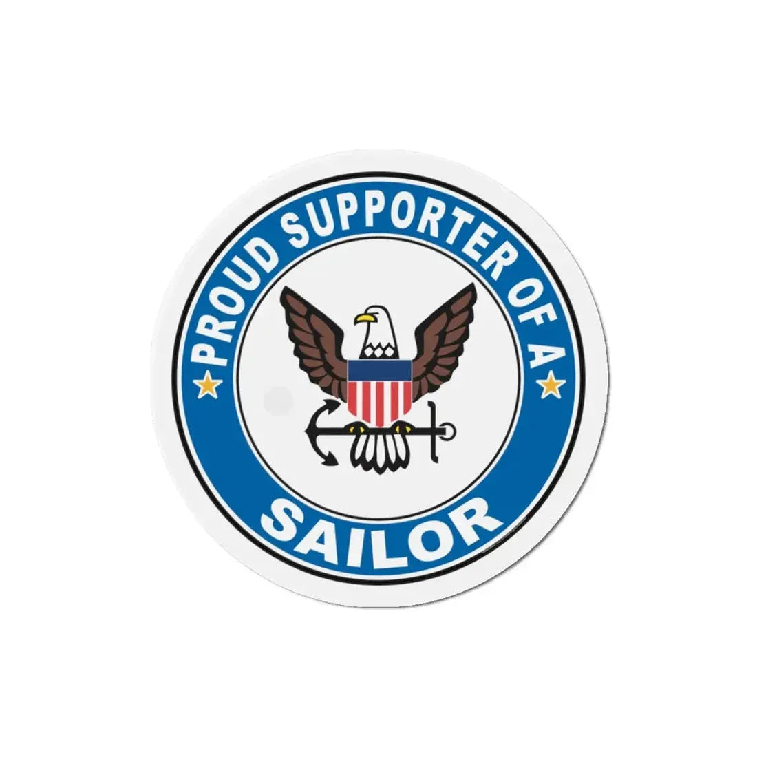 Proud Supporter of a Sailor (U.S. Navy) Refrigerator Magnet - The Sticker Space