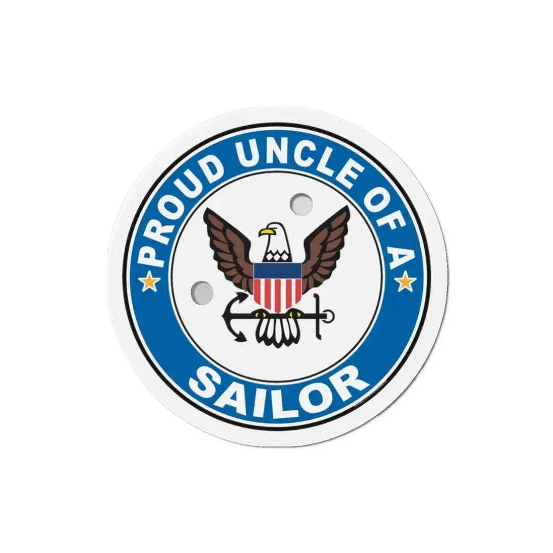 Proud Uncle of a Sailor (U.S. Navy) Refrigerator Magnet 3 Inch - The Sticker Space
