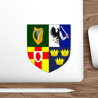 Provincial Arms of Ireland STICKER Vinyl Die-Cut Decal-The Sticker Space