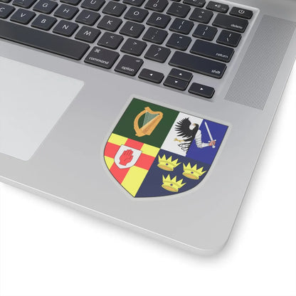 Provincial Arms of Ireland - STICKER Vinyl Kiss-Cut Decal - The Sticker Space