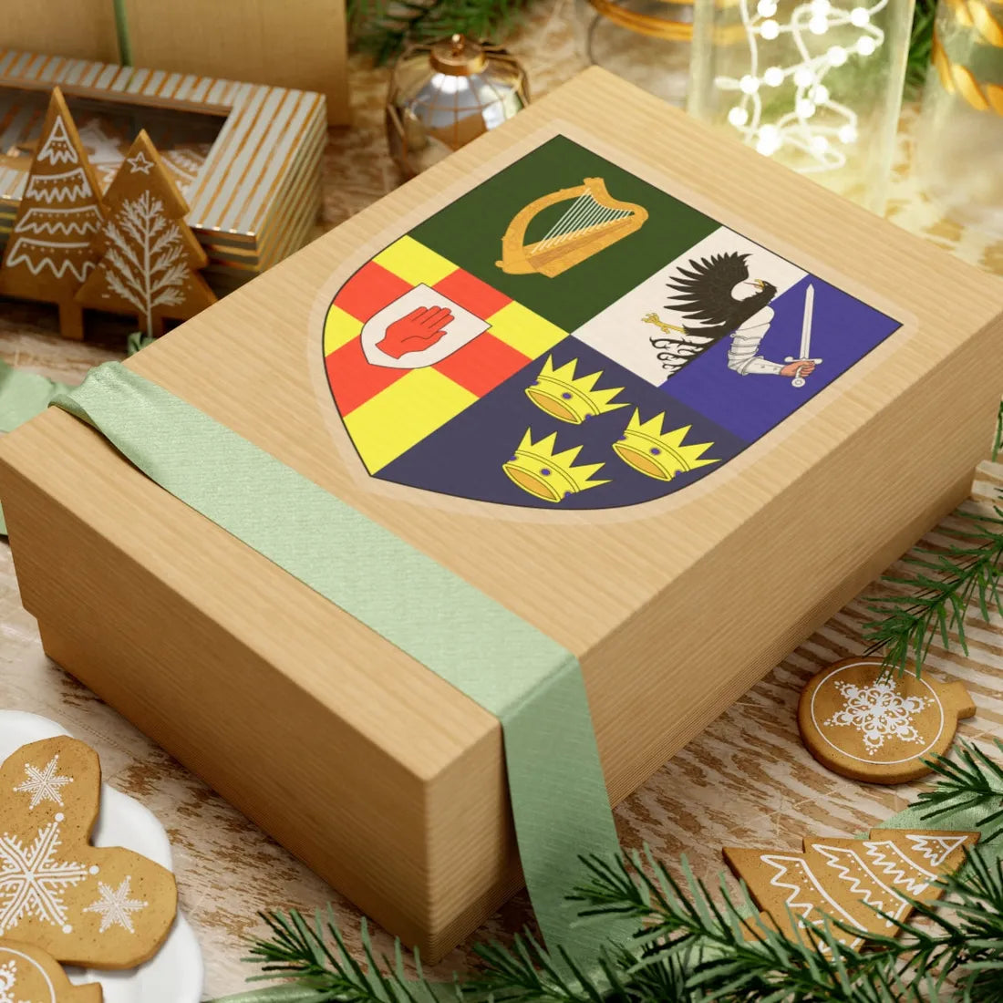 Provincial Arms of Ireland - STICKER Vinyl Kiss-Cut Decal - The Sticker Space