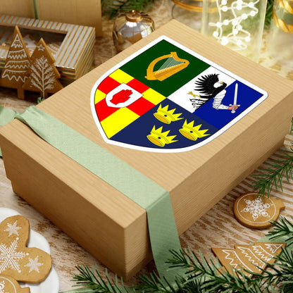 Provincial Arms of Ireland - STICKER Vinyl Kiss-Cut Decal - The Sticker Space