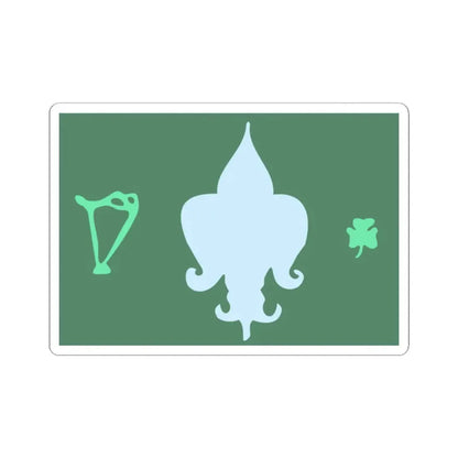 Provisional Government of Saskatchewan flag (Canada) STICKER Vinyl Kiss-Cut Decal 2 Inch White - The Sticker Space