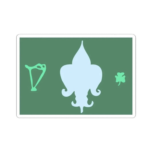 Provisional Government of Saskatchewan flag (Canada) STICKER Vinyl Kiss-Cut Decal 2 Inch White - The Sticker Space