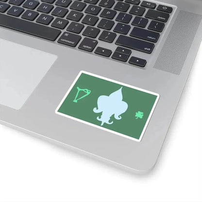 Provisional Government of Saskatchewan flag (Canada) STICKER Vinyl Kiss-Cut Decal - The Sticker Space