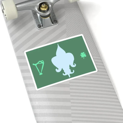 Provisional Government of Saskatchewan flag (Canada) STICKER Vinyl Kiss-Cut Decal - The Sticker Space