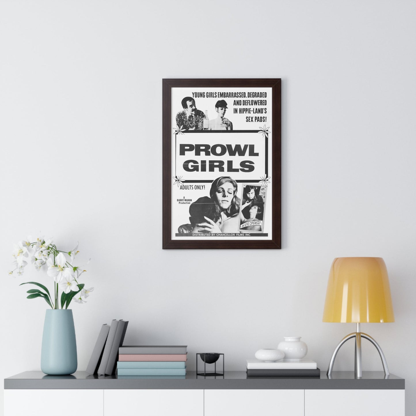 PROWL GIRLS 1968 - Framed Movie Poster-The Sticker Space