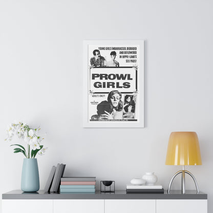 PROWL GIRLS 1968 - Framed Movie Poster-The Sticker Space