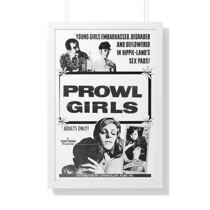 PROWL GIRLS 1968 - Framed Movie Poster-20" x 30"-The Sticker Space