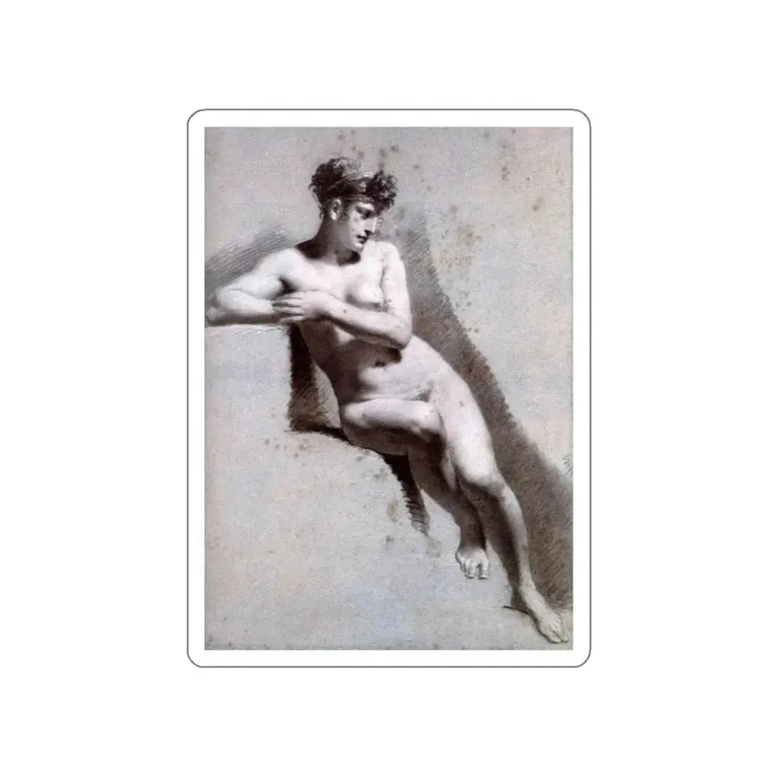 PRUD'HON, Pierre-Paul - Prudhon9 (Artwork) STICKER Vinyl Die-Cut Decal White Die-Cut 3 Inch - The Sticker Space