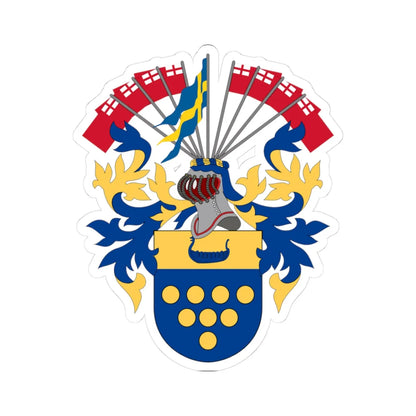 Psilander adligt vapen (Sweden) (Coat of Arms) STICKER Vinyl Kiss-Cut Decal 3 Inch White - The Sticker Space