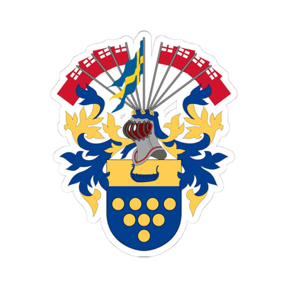 Psilander adligt vapen (Sweden) (Coat of Arms) STICKER Vinyl Kiss-Cut Decal 4 Inch White - The Sticker Space